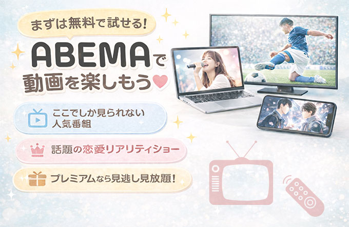ABEMAって実際どう?無料とプレミアムの違いをやさしく解説【はじめての方向け】