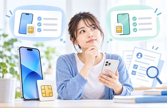 携帯ブラックでも契約できる？審査が不安な人向けスマホ2社比較｜だれでもモバイル・サンシスコン